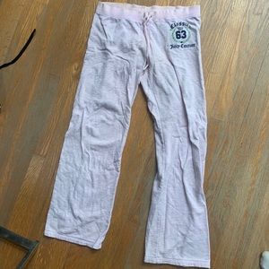 Light pink juicy couture tracksuit bottoms